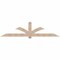 Ekena Millwork Redmond Smooth Timber Gable Bracket, Douglas Fir, 108"W x 27"H x 5 1/2"D x 5 1/2"F, 6/12 Pitch GBW108X27X0606RED00SDF - alternate 1
